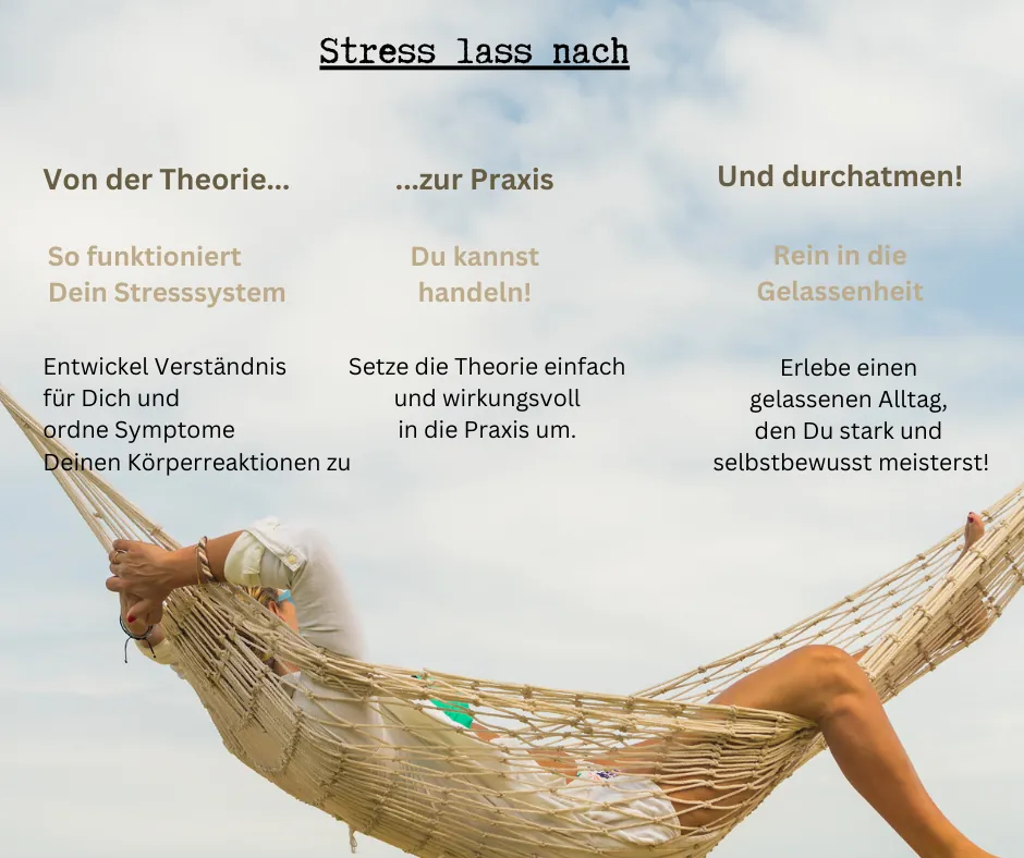 Grafik zum Paket Stress-frei hochsensibel leben: Von der Theorie zur Praxis, Frau in einer Hängematte